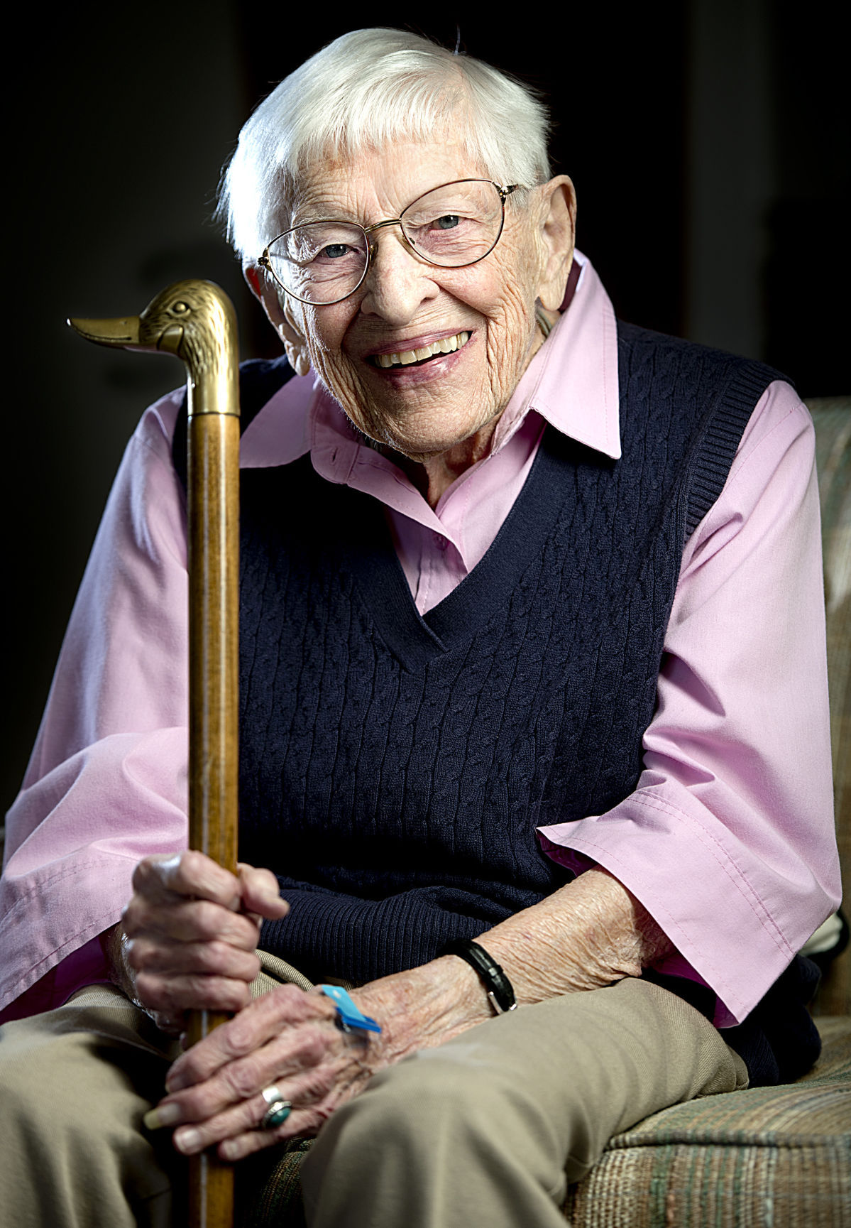 Female veteran Claire O'Brien